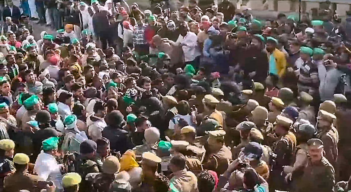 PTI : Farmer protest in NCR