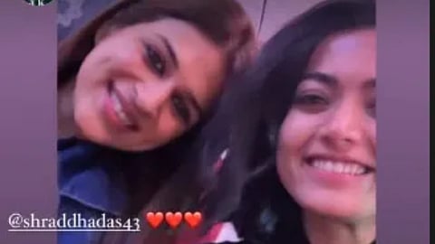Rashmika and Shraddha Das