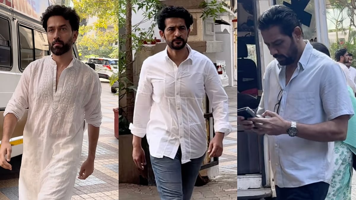 Instagram/@viralbhayani : Celebs at late actor Rituraj Singh's funeral