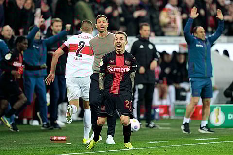 German soccer cup quarterfinal: Bayer Leverkusen vs VfB Stuttgart