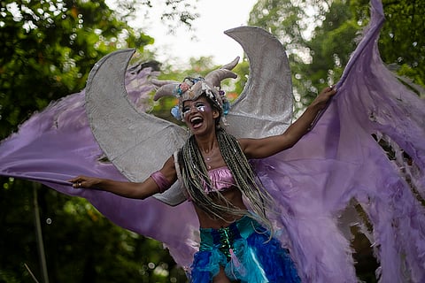 Brazil pre-Carnival parade