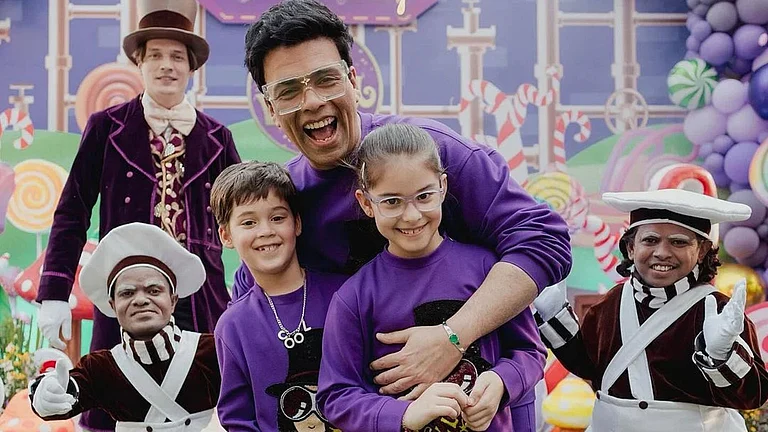 Karan Johar with Yash & Roohi - Instagram