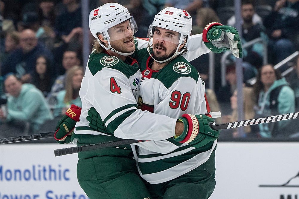 | Photo: AP/Stephen Brashear : NHL 2023-24: Minnesota Wild vs Edmonton Oilers
