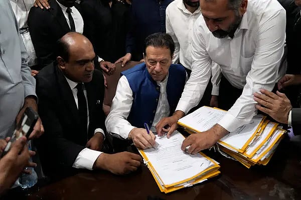 AP : Jailed former Pakistan PM Imrran Khan |