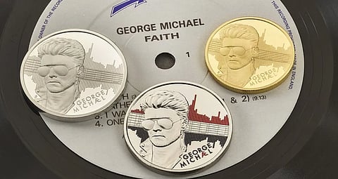 George Michael coin unveiled by Royal Mint