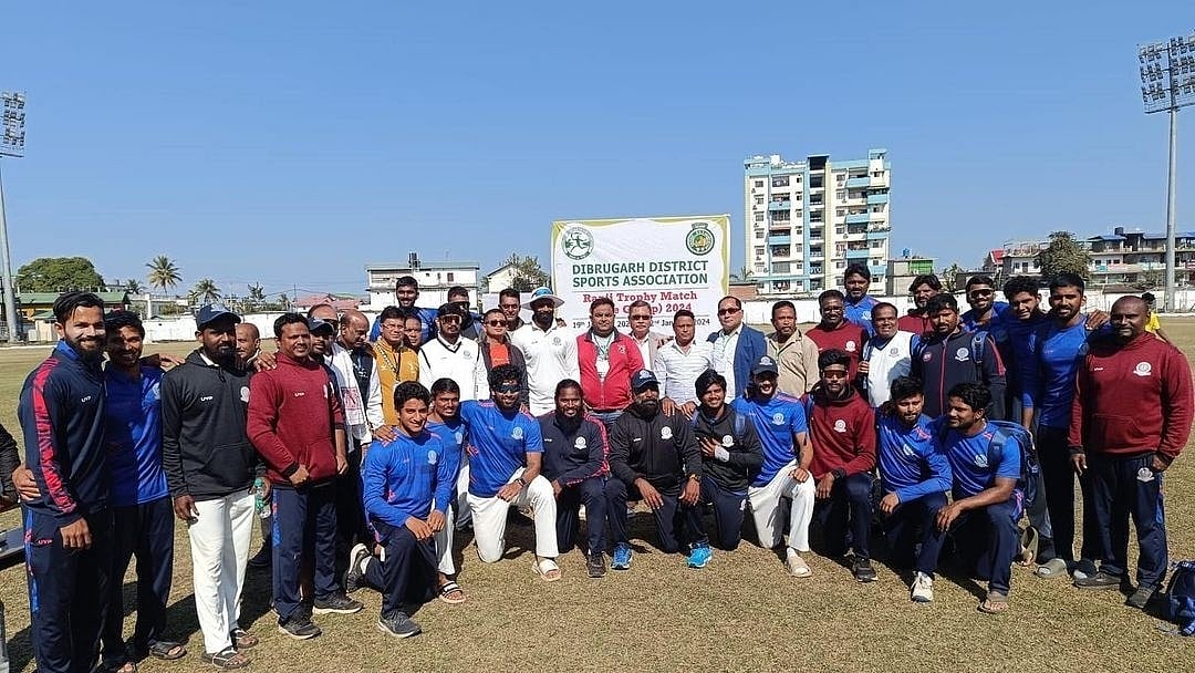 Photo: X/ @mufaddal_vohra : Andhra Pradesh Ranji Trophy cricket team.
