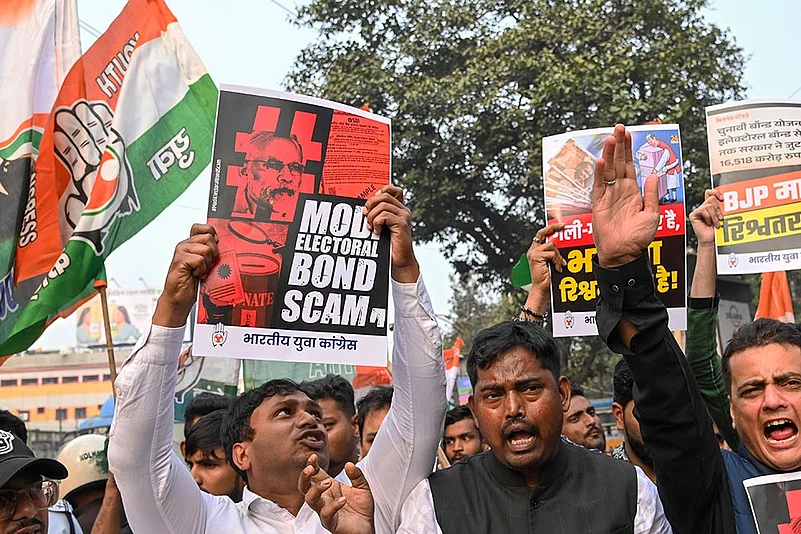 Youth Congress protest in Kolkata