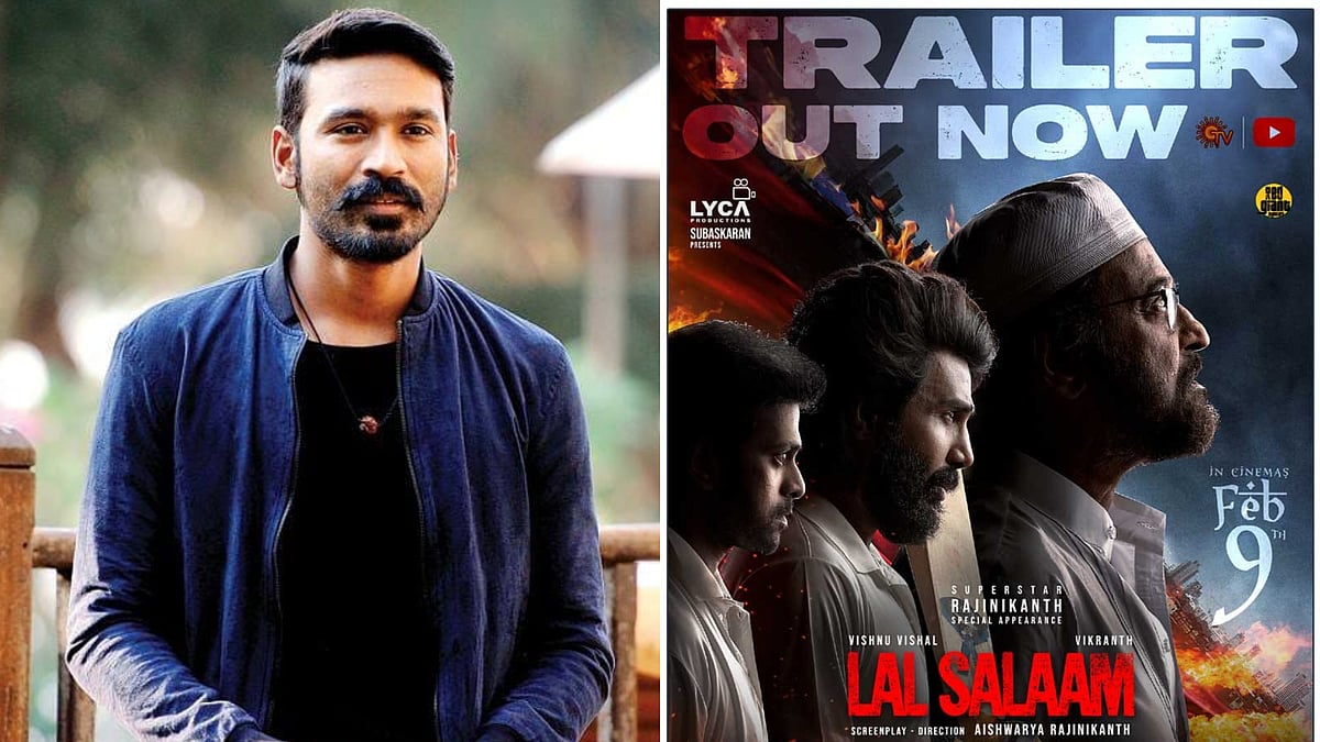Instagram : Dhanush reacts to 'Lal Salaam' trailer