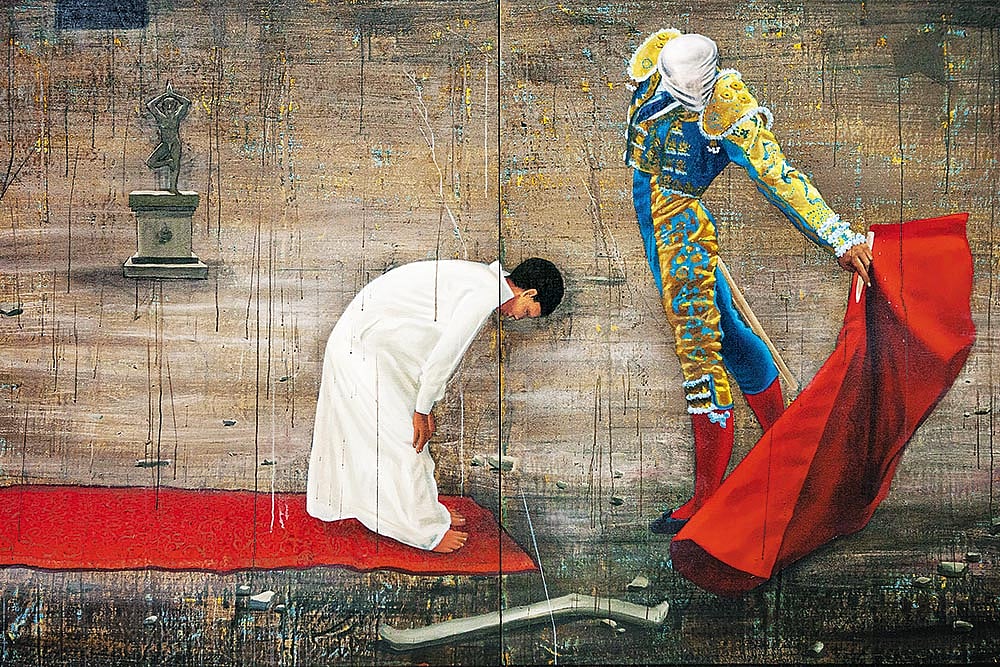 null - Artwork by G.R. Iranna