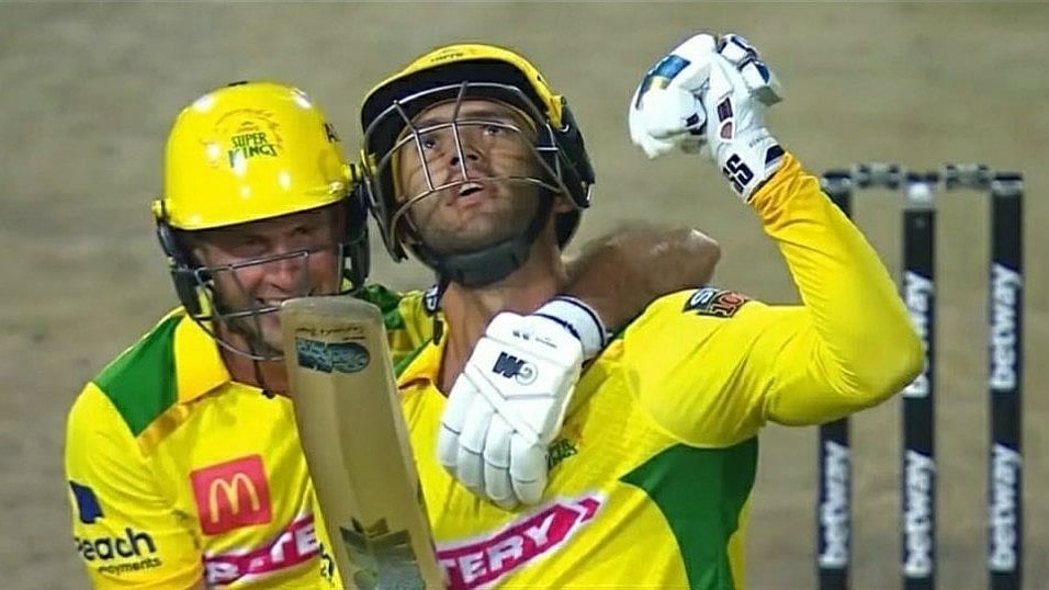 Photi - X/JSKSA20 : The Joburg Super Kings will eye revenge against Paarl Royals in this Eliminator tie.