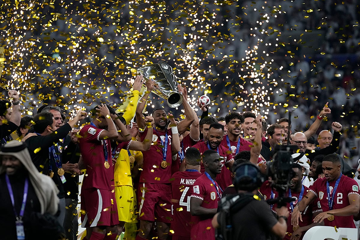 QAT 3-1 JOR, AFC Asian Cup 2023 Final: Qatar Defend Title With Akram Afif Hat-Trick - In Pics
