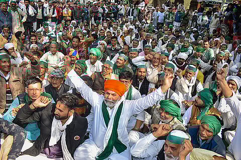 BKU protest in Meerut