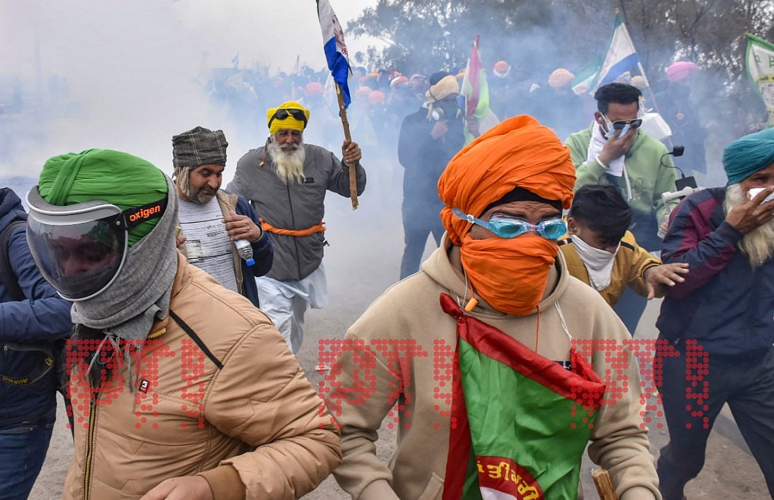 PTI : Farmer killed and several others injured at the Punjab-Haryana border