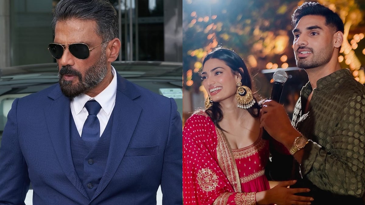 Instagram : Suniel Shetty; His children Athiya Shetty and Ahan Shetty