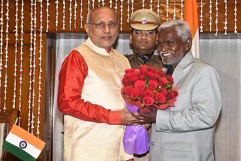 Oath ceremony of new Jharkhand Govt