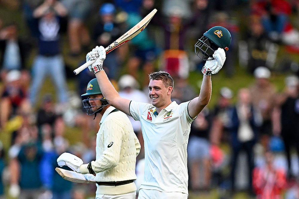 | Photo: Kerry Marshall/Photosport via AP : New Zealand vs Australia 1st Test: Day 1