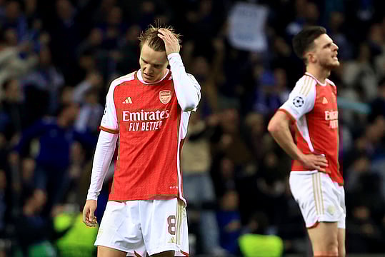UEFA Champions League 2023-24: Arsenal Left Stunned As Porto Bag Late Winner - Match Report