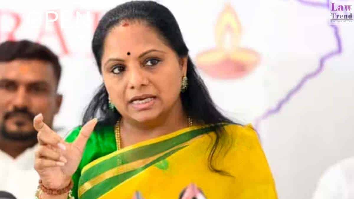 PTI : BRS leader K Kavitha. |