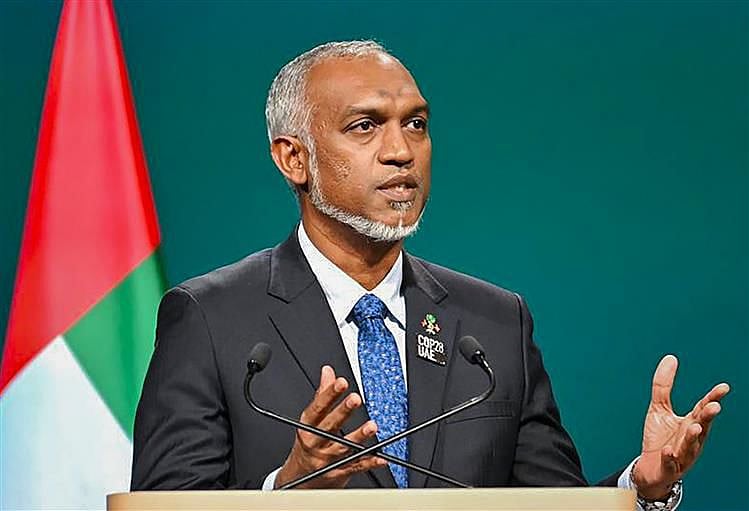 PTI : Maldives President Mohamed Muizzu. |