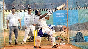 (File Photo) : Mumbai Batter, Sarfaraz Khan.