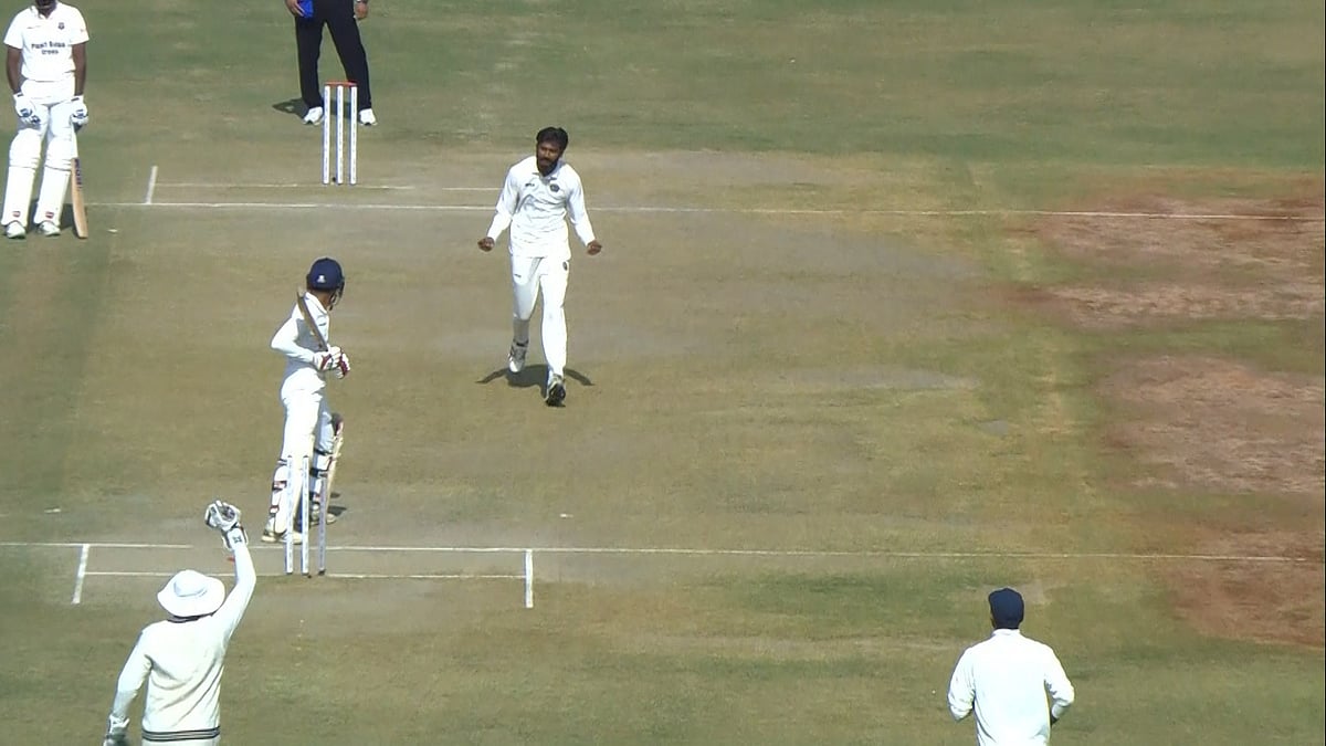 (Photo: BCCI Domestic) : Action from Ranji Trophy 2024 Match. 