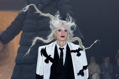 Unconventional Hairstyling at the Thom Browne Show