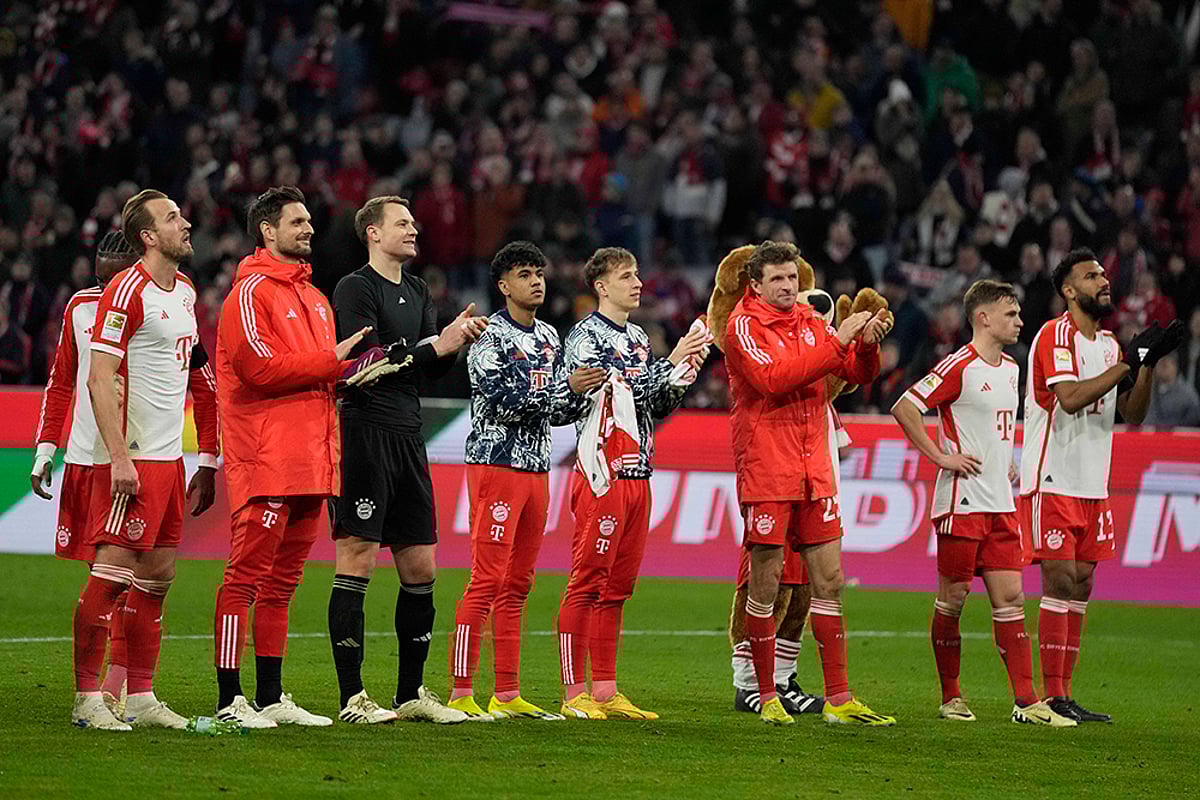 Bundesliga: Harry Kane Brace Helps Bayern Munich Beat RB Leipzig 2-1 - In Pics