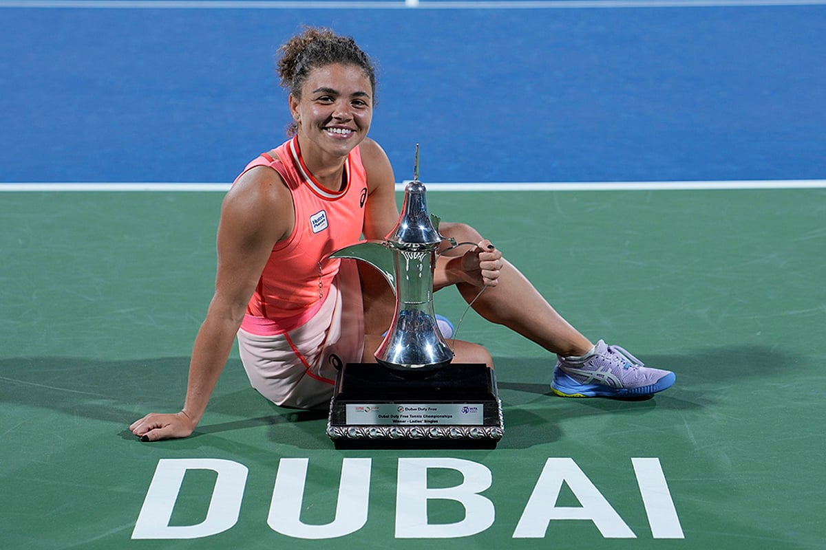 WTA Dubai Championships Final: Jasmine Paolini Defeats Anna Kalinskaya To Clinch Title - In Pics