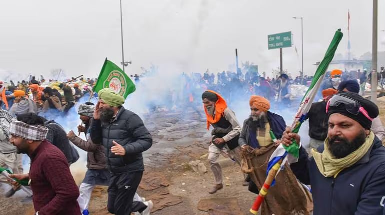 PTI : Farmers protest turns violent. (Fil photo-Representational image) | 