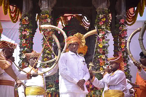 NCP (Sharadchandra Pawar) symbol launch