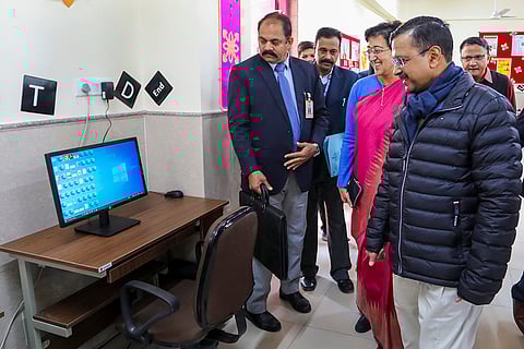 CM Kerjiwal and Atishi in Delhi