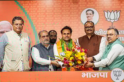 Ritesh Pandey joins BJP