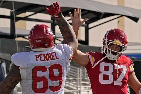 Super Bowl LVIII: Kansas City Chiefs practice