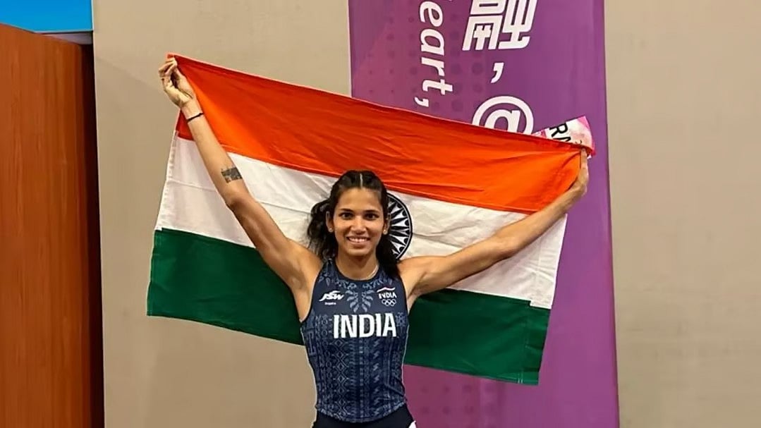 File : Indian athlete Jyothi Yarraji had bagged silver medal in women's 100m hurdles at the Hangzhou Asian Games in October 2023.