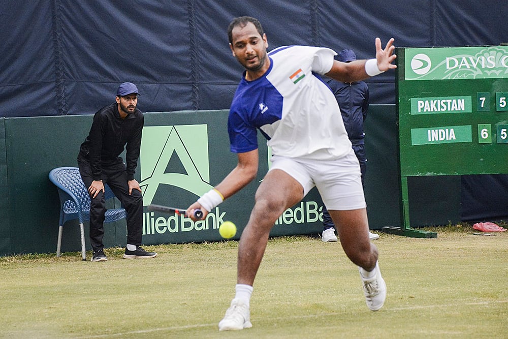 | Photo: PTI : Davis Cup 2024: India Vs Pakistan