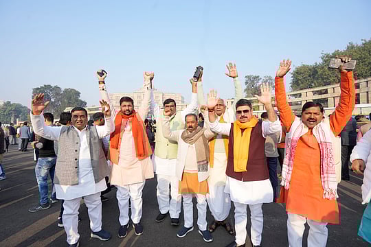 Uttar Pradesh Legislators Head to Ayodhya for Ram Temple Visit, Except For SP Leaders