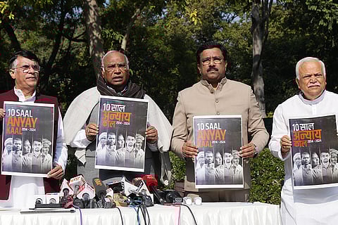 Congress press conference in Delhi