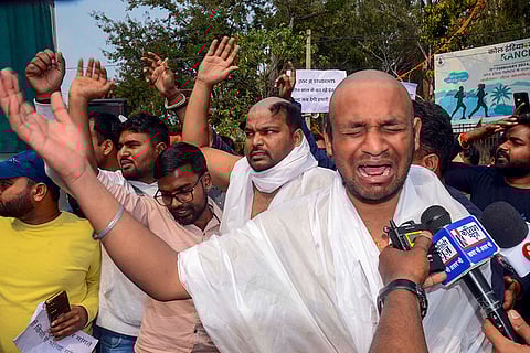 Protest against JSSC