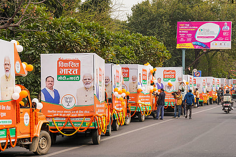 Viksit Bharat Modi Ki Guarantee Rath flagged off