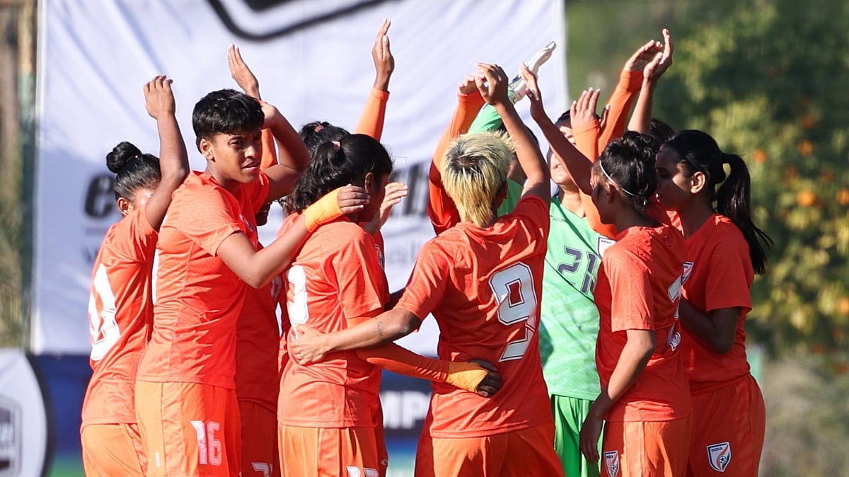 (Photo: X|@IndianFootball) : India Women's National Football Team at Turkish Women's Cup 2024. 