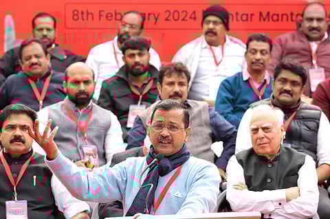 LDF protest at Jantar Mantar in Delhi