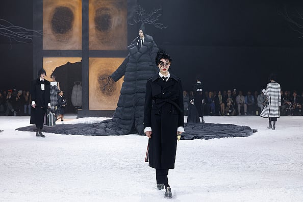 Getty Images : Thom Browne's Tribute To Edgar Allan Poe at NYFW 2024
