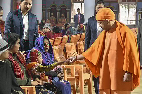 Yogi Adityanath in Gorakhpur