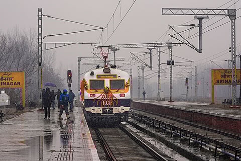 J&K's first electric train