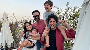 Instagram : Saif Ali Khan and his kids