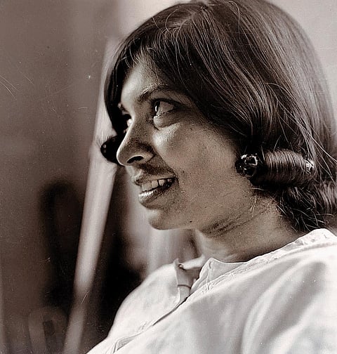 Tatya’s daughter Madhura at his home in Madiwale Colony, Pune