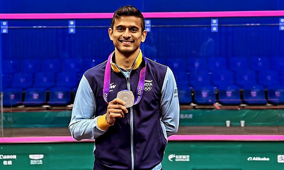
(Photo: X|@Saurav Ghosal) : Indian Squash player, Saurav Ghosal.