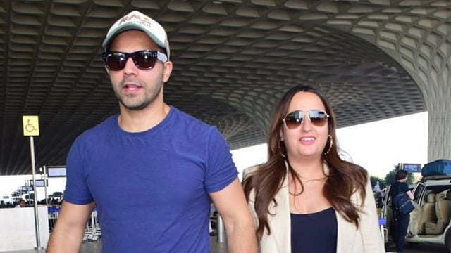Varun Dhawan-Natasha Dalal Hold Hands As They Make FIRST Appearance Post Pregnancy Announcement