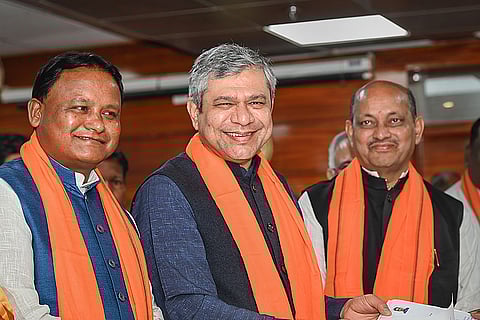 Ashwini Vaishnaw files nomination for RS