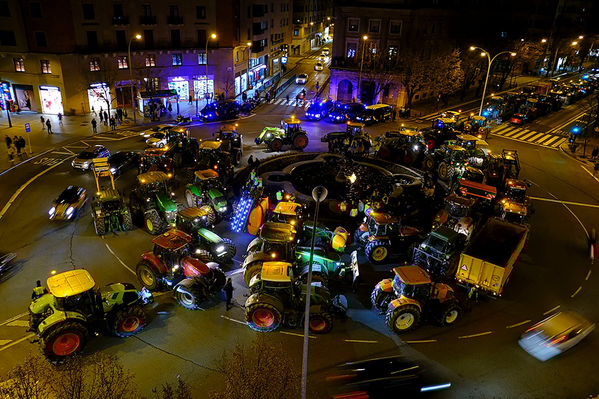 Spanish Farmers Block Roads In Nationwide Protest For EU Policy Reforms